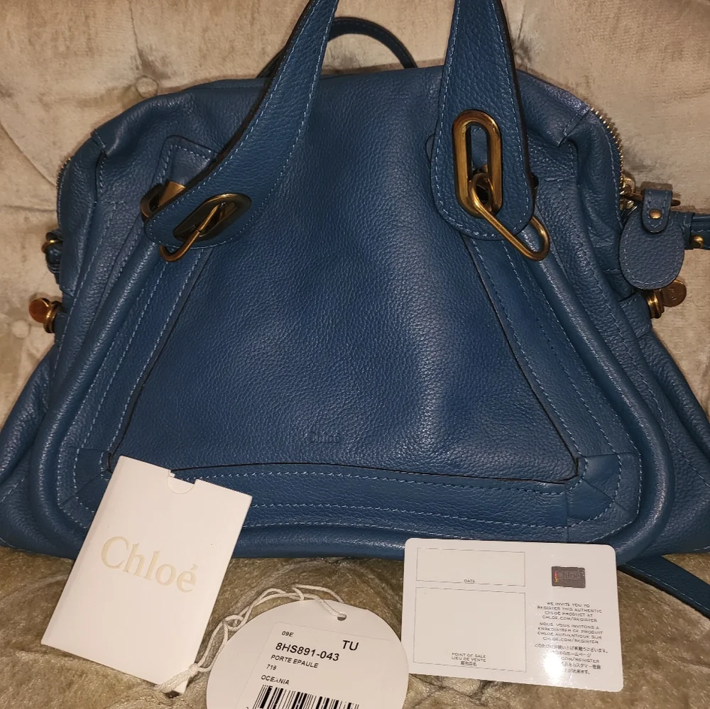 (SOLD)Authentic Chloe Paraty medium satchel bag - Picture 13 of 13